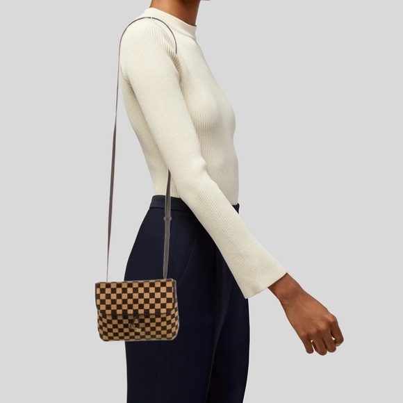 LOUIS VUITTON Damier Sauvage Gazelle Ponyhair Pochette - Picture 12 of 12